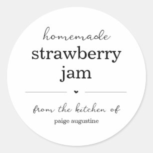 Homemade Jam/Food Canning Jar Gift Label Sticker