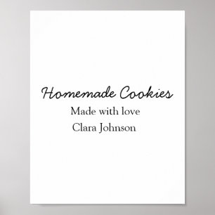 Homemade-kokers voegen jouw tekst-naam toe, aangep poster