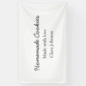 Homemade-kokers voegen jouw tekst-naam toe, aangep spandoek (Verticaal)