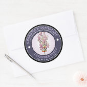 Homemade Lavender Syrup Label Sjabloon (Envelop)