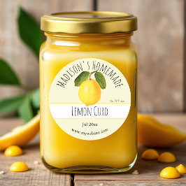 Homemade Lemon Curd Labels