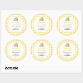 Homemade Lemon Roll Voedsellabel Ronde Sticker (Vel)