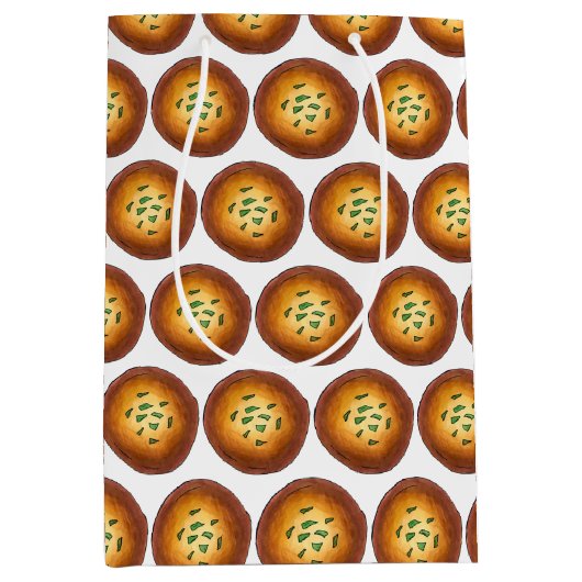 Homemade Malpua Indian Pancake Mithai Sweets Medium Cadeauzakje (Voorkant)