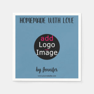 Homemade met liefhebbend stijlvol, aangepast deeg  servet