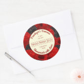 Homemade met Love Custom Gemengd Berry Jelly Label (Envelop)