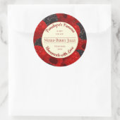 Homemade met Love Custom Gemengd Berry Jelly Label (Tas)