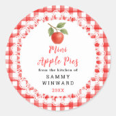 Homemade Mini Apple Pies Label (Voorkant)