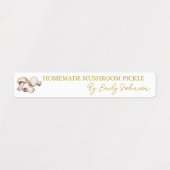 Homemade Mushroom Pickle Thin Label (Design 1)