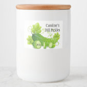 Homemade Pickles Label Voedselcontainer Etiket (Voorkant)