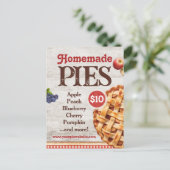 Homemade Pies Briefkaart (Staand voorkant)
