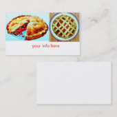 homemade pies visitekaartje (Voorkant / Achterkant)