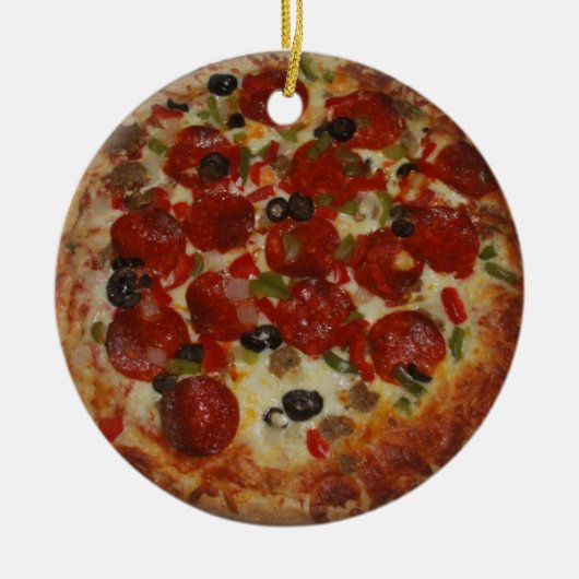 Homemade Pizza One Sided Ornament (Voorkant)