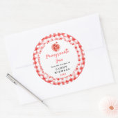 Homemade Pomegranate Jam Label (Envelop)