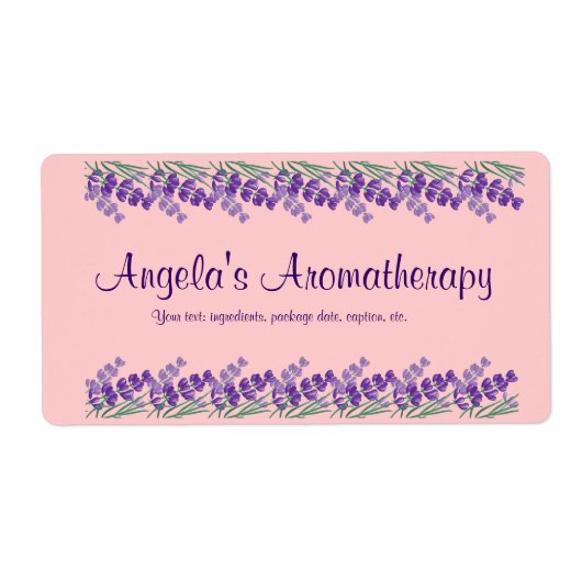 Homemade Potpourri Aromatherapielabel Etiket (Voorkant)