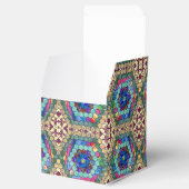 Homemade Quilt Favor Box Bedankdoosjes (Geopend)
