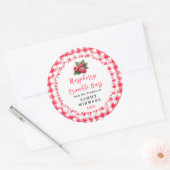 Homemade Raspberry Crumble Bars Label (Envelop)