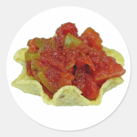 Homemade Salsa Ronde Sticker (Voorkant)