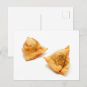 Homemade samosas briefkaart (Voorkant / Achterkant)