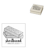 Homemade Scottish Shortbrood Biscuits, gebrand doo Rubberstempel (Gestempeld)