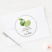 Homemade speciaal voor jou limoen label (Envelop)