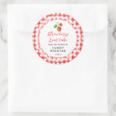 Homemade Strawberry Loaf Cake Label (Tas)