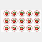 Homemade Tomato Sauce Canning Product Label (Vel)