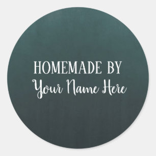 Homemade van Bakery Cookie Cake Blackboard Ronde Sticker