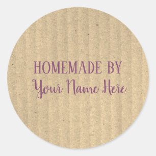 Homemade van Bakery Cookie Cake Craft Ronde Sticker