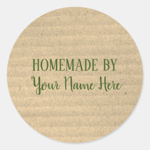 Homemade van Bakery Cookie Cake Craft Ronde Sticker