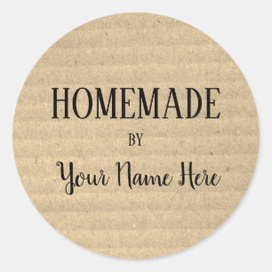 Homemade van Bakery Cookie Cake Craft Ronde Sticker