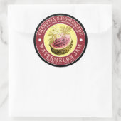  Homemade Watermelon Jam Label Sjabloon (Tas)