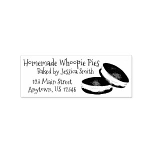 Homemade Whoopie pies gebrandmerkt door PA Dutch B Rubberstempel