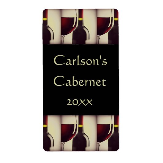 Homemade Wine Labels (verticaal) (Voorkant)