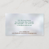 Homeopathie - Kruidengeneesmiddelen -naturopath Visitekaartje (Achterkant)