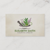 Homeopathie - Kruidengeneesmiddelen - Naturopath Visitekaartje (Voorkant)