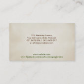 Homeopathie - Kruidengeneesmiddelen - Naturopath Visitekaartje (Achterkant)