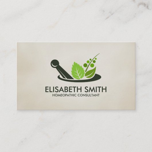 Homeopathie - Kruidengeneesmiddelen Visitekaartje (Voorkant)