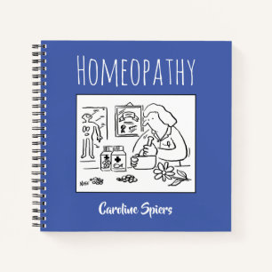 Homeopathie notities registreren met naam van de o notitieboek