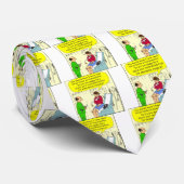 homeopathische chirurgische cartoon stropdas (Opgerold)