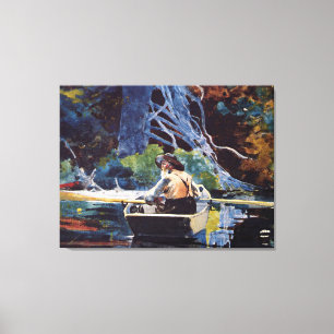 Homer - Adirondack Guide Canvas Afdruk