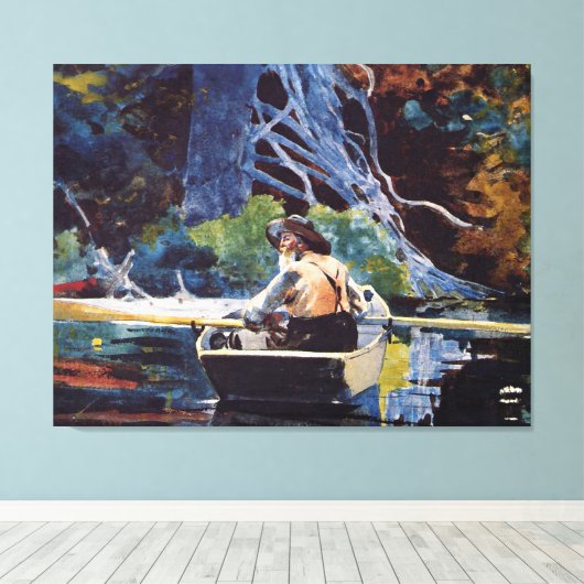 Homer - Adirondack Guide Canvas Afdruk (Insitu (Houten vloer))