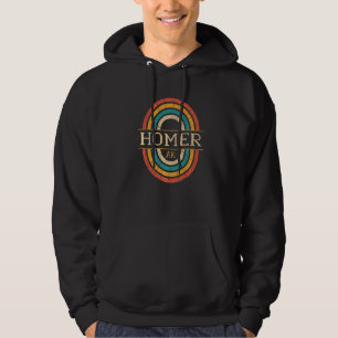 Homer Alaska AK Verdrietig Retro Style 70s Hoodie