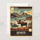 Homer, Alaska |  Briefkaart (Voorkant / Achterkant)