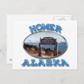 HOMER, ALASKA BRIEFKAART (Voorkant / Achterkant)