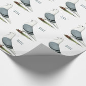 Homer Blue Saddle Cadeaupapier (Hoek)