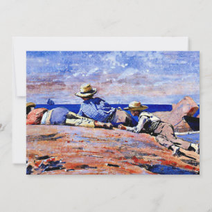 Homer - Drie jongens op de kust Kaart