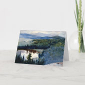 Homer - Indiaans dorp, Adirondacks, Kaart (Voorkant)