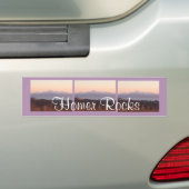 Homer Rocks Bumpter Sticke Bumpersticker (Op auto)
