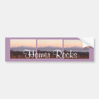 Homer Rocks Bumpter Sticke Bumpersticker