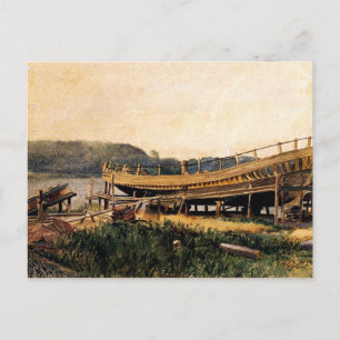 Homer - Scheepsbouw, Ipswich Briefkaart